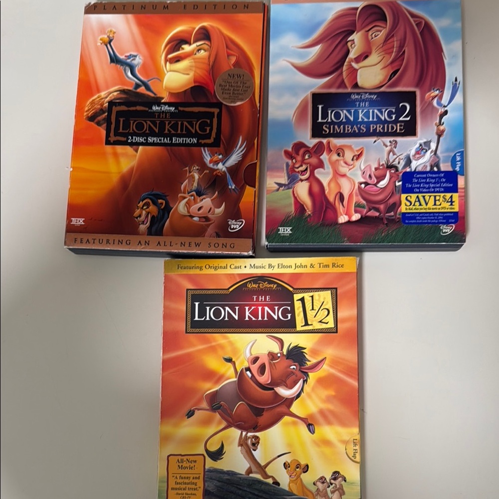 Disney The Lion King DVD Set